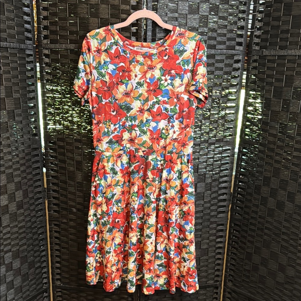 Huhot Floral Dress Size Large